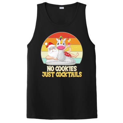 No Cookies Just Cocktails Summer Vacation Santa Claus PosiCharge Competitor Tank