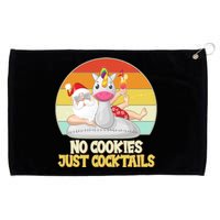 No Cookies Just Cocktails Summer Vacation Santa Claus Grommeted Golf Towel