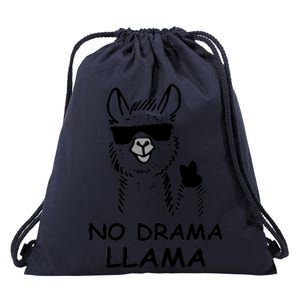 No Drama Llama Drawstring Bag