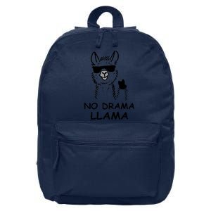 No Drama Llama 16 in Basic Backpack