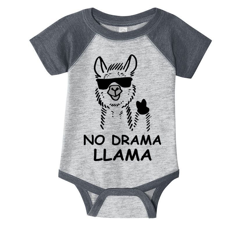 No Drama Llama Infant Baby Jersey Bodysuit