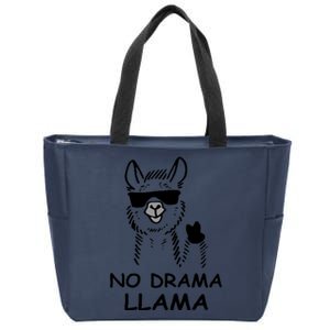 No Drama Llama Zip Tote Bag