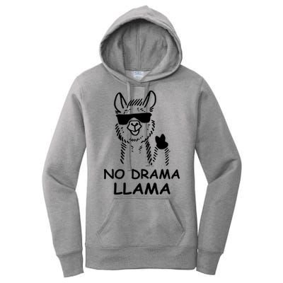 No Drama Llama Women's Pullover Hoodie