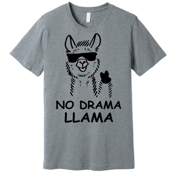 No Drama Llama Premium T-Shirt