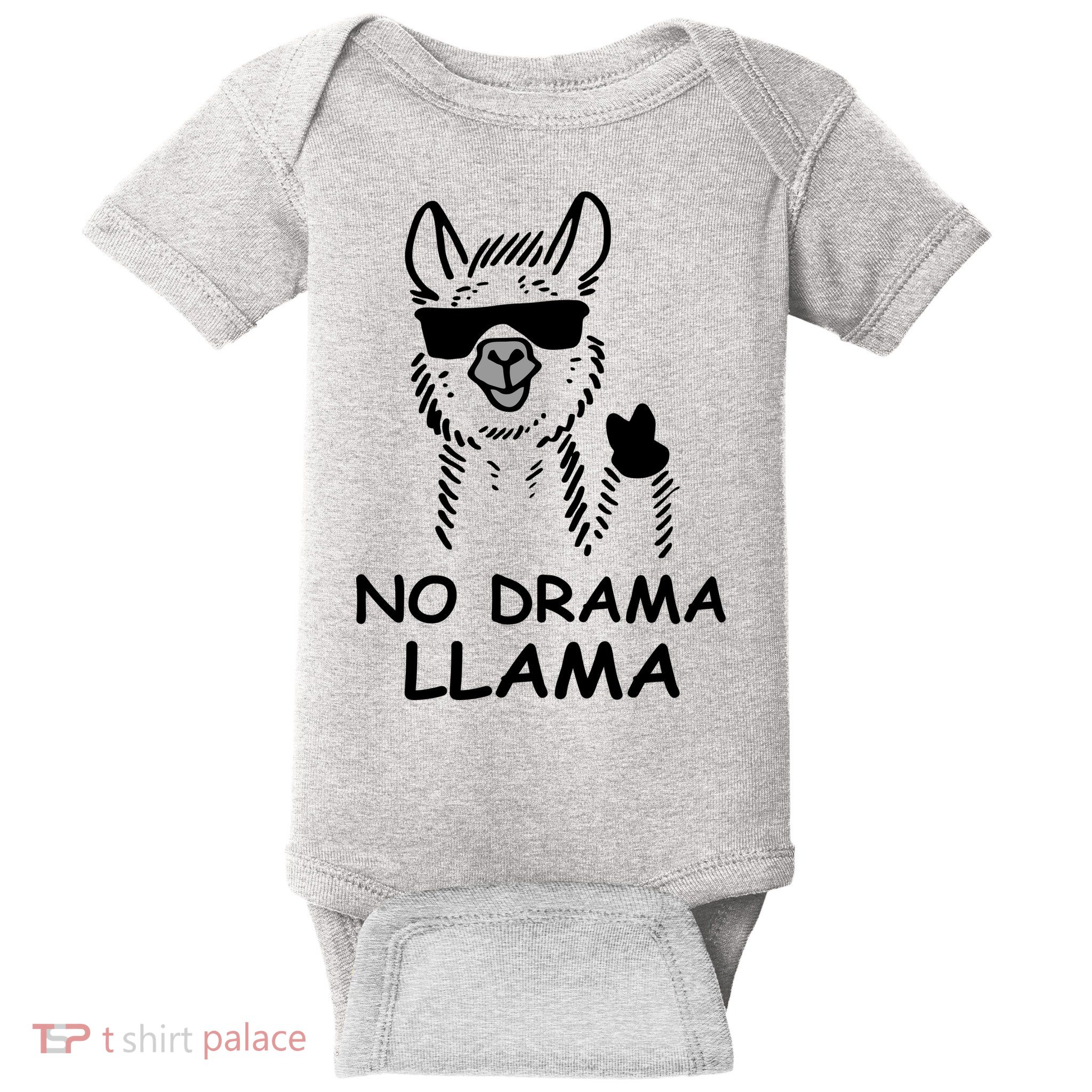 No Drama Llama Baby Bodysuit