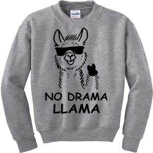 No Drama Llama Kids Sweatshirt