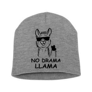 No Drama Llama Short Acrylic Beanie