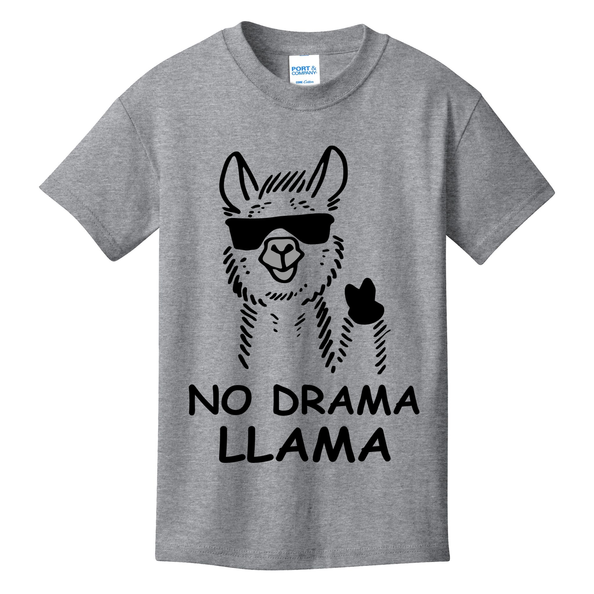 No Drama Llama Kids T-Shirt