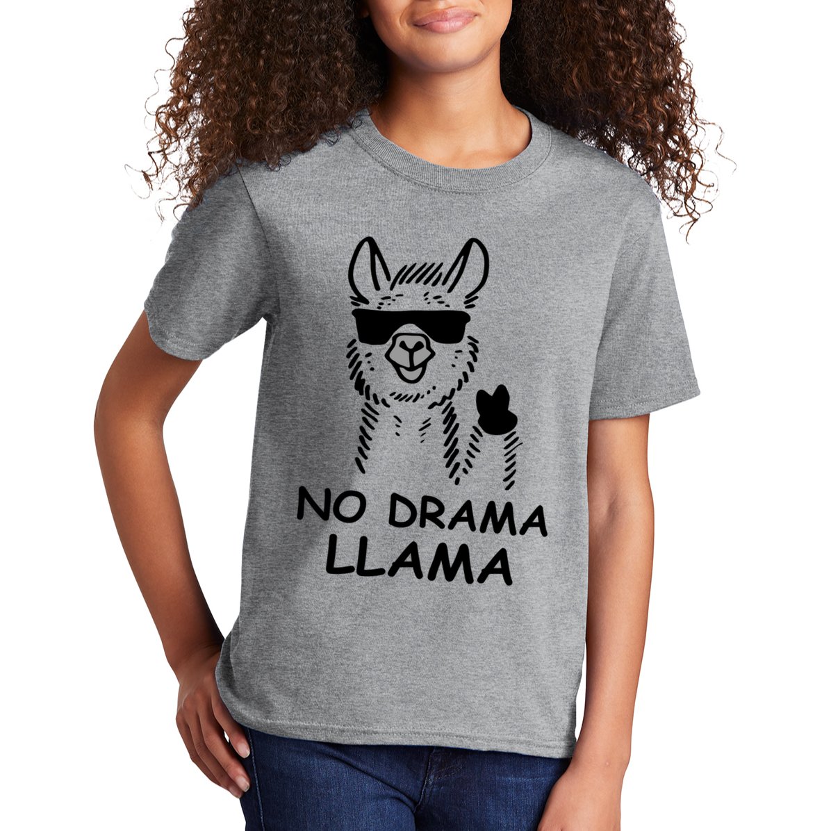 No Drama Llama Kids T-Shirt