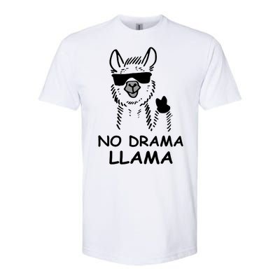 No Drama Llama Softstyle® CVC T-Shirt