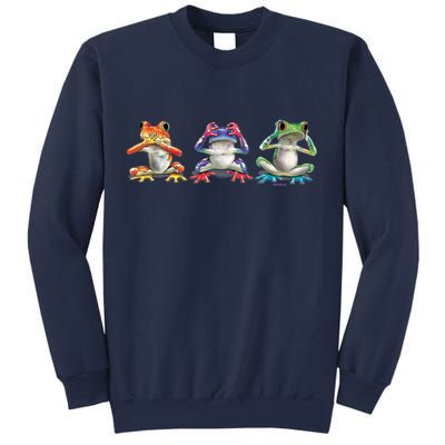 No Evil Colorful Frogs Sweatshirt