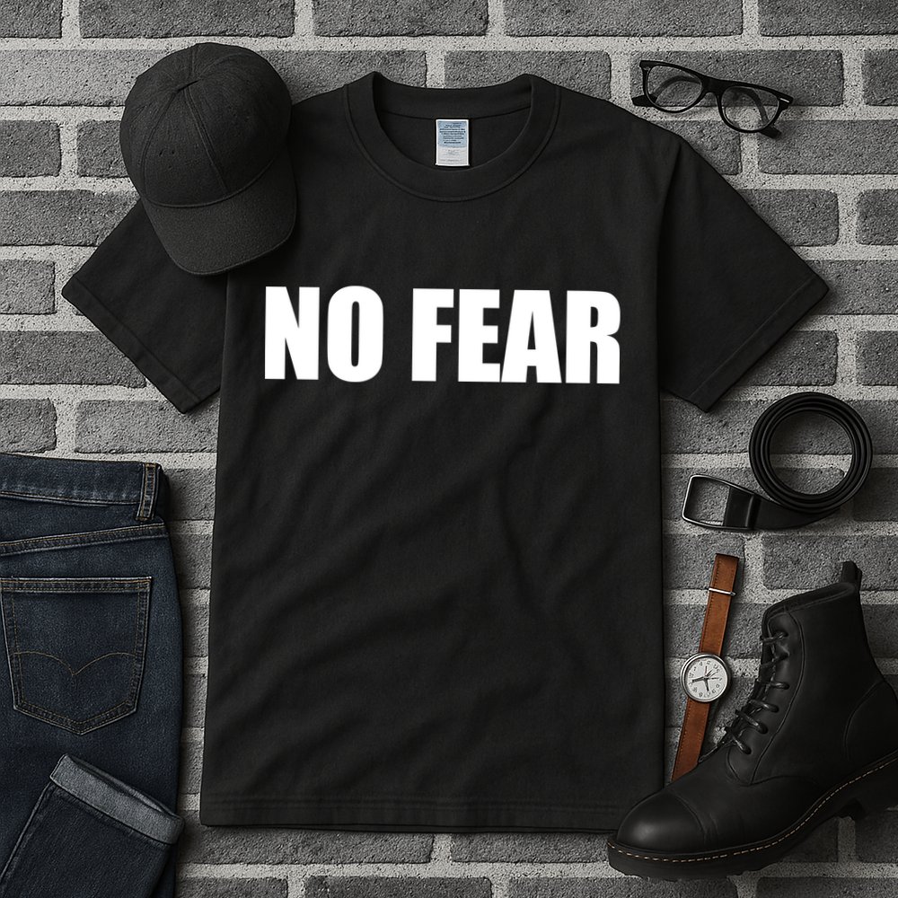 No Fear Word Imprint Tall T-Shirt