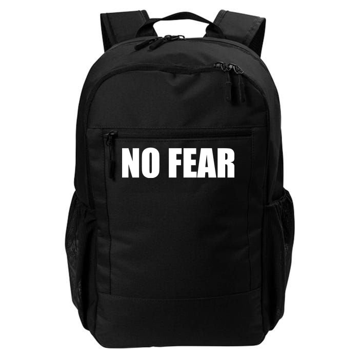 No Fear Word Imprint Daily Commute Backpack