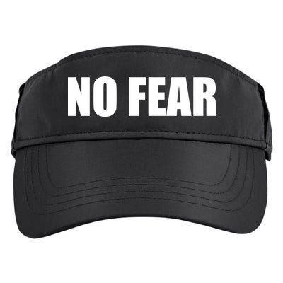 No Fear Word Imprint Adult Drive Performance Visor
