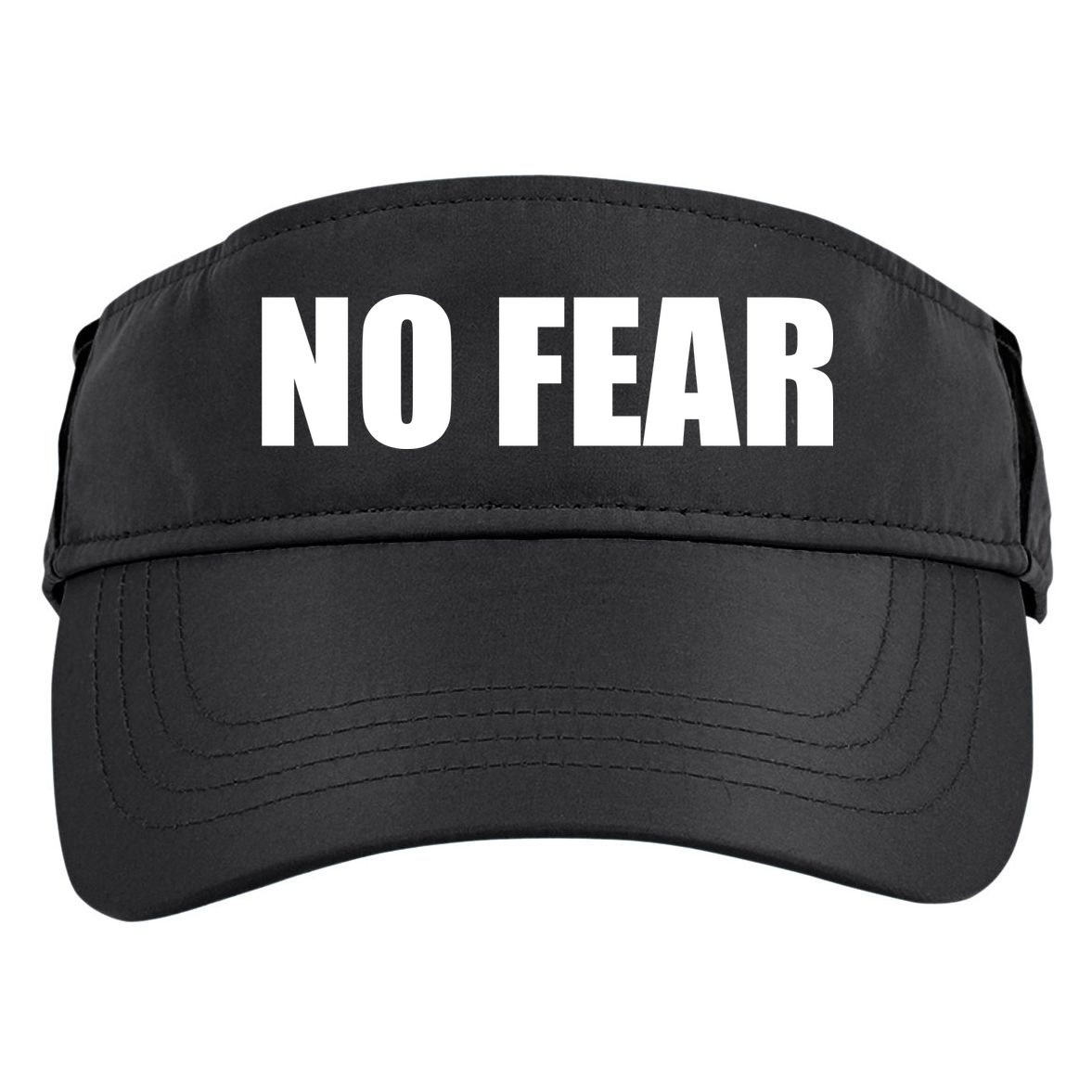 No Fear Word Imprint Adult Drive Performance Visor