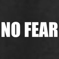 No Fear Word Imprint Tumbler