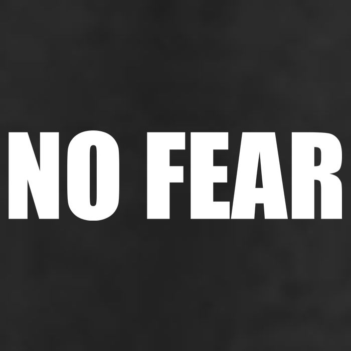 No Fear Word Imprint Tumbler