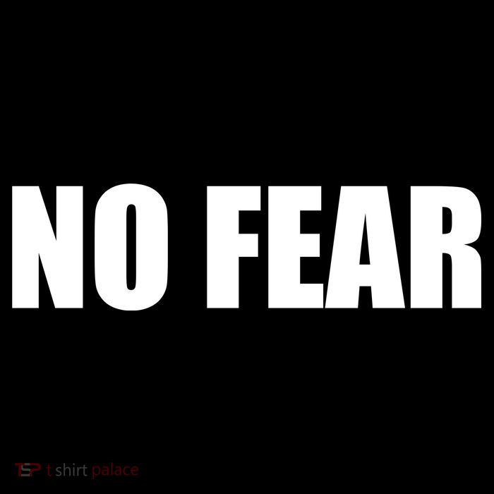 No Fear Word Imprint Premium T-Shirt