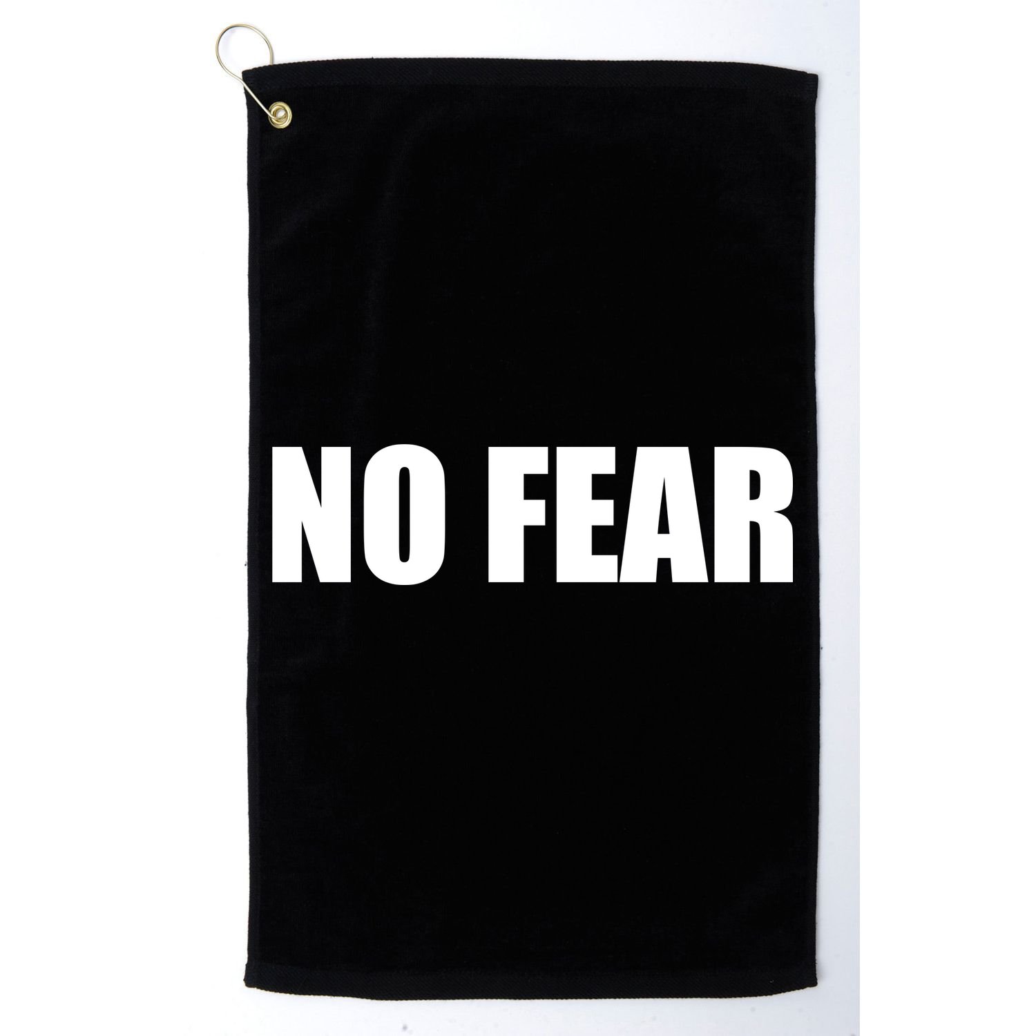 No Fear Word Imprint Golf Towel