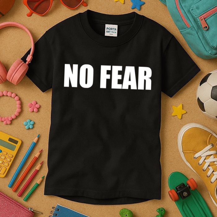 No Fear Word Imprint Kids T-Shirt