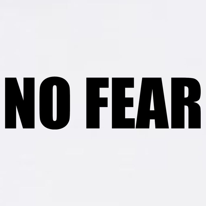 No Fear Word Imprint Garment-Dyed Sweatshirt