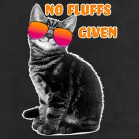 No Fluffs Given Kitten Sunglasses Cool Comfort Performance Bucket Hat