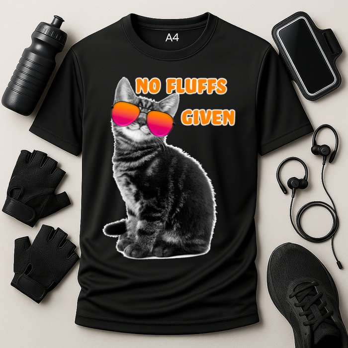 No Fluffs Given Kitten Sunglasses Performance Shirt
