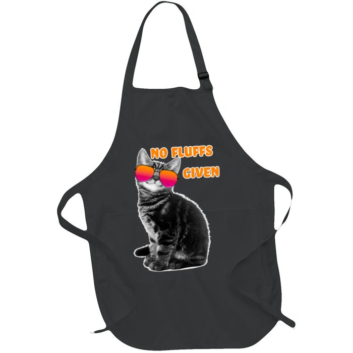 No Fluffs Given Kitten Sunglasses Apron