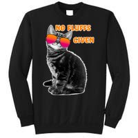 No Fluffs Given Kitten Sunglasses Sweatshirt