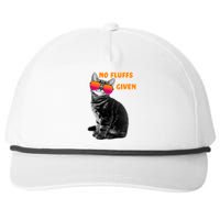 No Fluffs Given Kitten Sunglasses Snapback Five-Panel Rope Hat