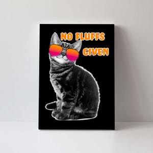 No Fluffs Given Kitten Sunglasses Canvas