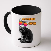 No Fluffs Given Kitten Sunglasses Mug