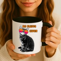 No Fluffs Given Kitten Sunglasses Mug