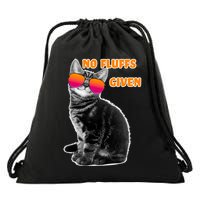 No Fluffs Given Kitten Sunglasses Drawstring Bag