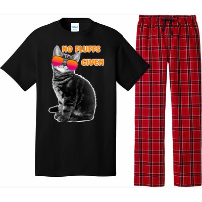 No Fluffs Given Kitten Sunglasses Pajama Set