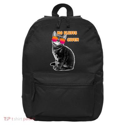 No Fluffs Given Kitten Sunglasses 16 in Basic Backpack