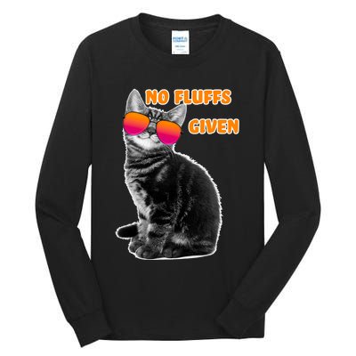 No Fluffs Given Kitten Sunglasses Tall Long Sleeve T-Shirt