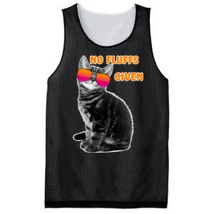 No Fluffs Given Kitten Sunglasses Mesh Reversible Basketball Jersey Tank