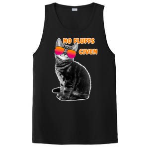 No Fluffs Given Kitten Sunglasses PosiCharge Competitor Tank