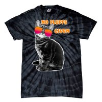 No Fluffs Given Kitten Sunglasses Tie-Dye T-Shirt