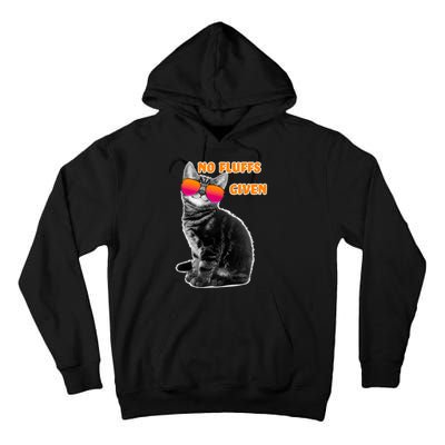 No Fluffs Given Kitten Sunglasses Tall Hoodie