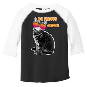 No Fluffs Given Kitten Sunglasses Toddler Fine Jersey T-Shirt