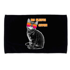 No Fluffs Given Kitten Sunglasses Microfiber Hand Towel