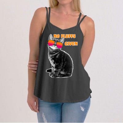 No Fluffs Given Kitten Sunglasses Women's Strappy Tank