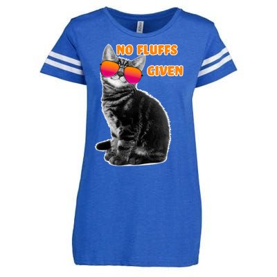 No Fluffs Given Kitten Sunglasses Enza Ladies Jersey Football T-Shirt