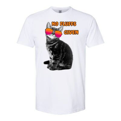 No Fluffs Given Kitten Sunglasses Softstyle® CVC T-Shirt