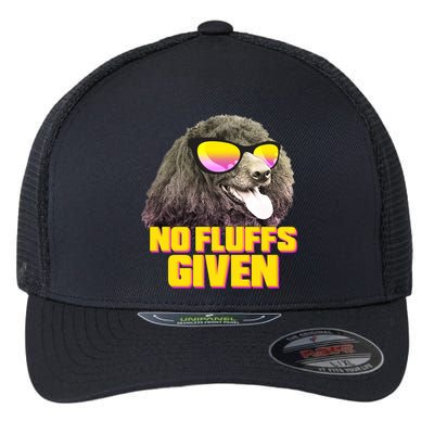 No Fluffs Given Poodle Flexfit Unipanel Trucker Cap