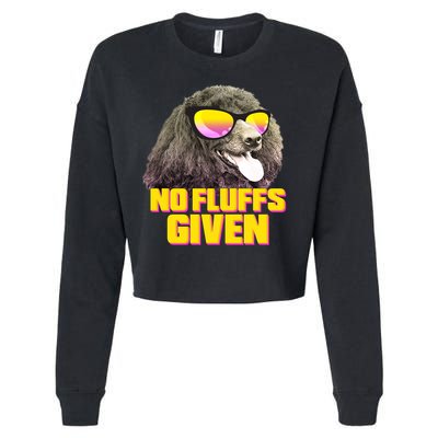No Fluffs Given Poodle Cropped Pullover Crew
