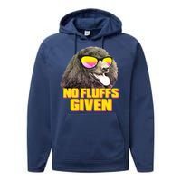 No Fluffs Given Poodle Performance Fleece Hoodie