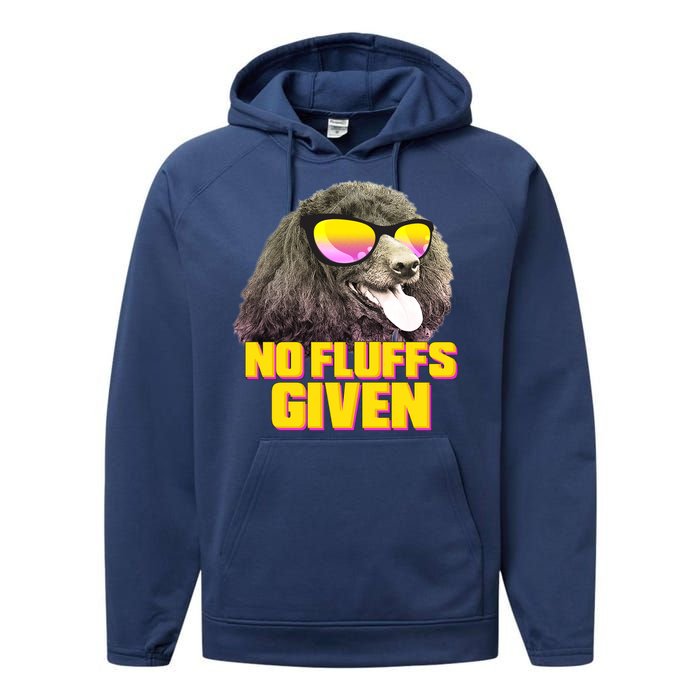 No Fluffs Given Poodle Performance Fleece Hoodie